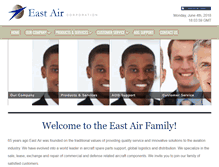 Tablet Screenshot of eastair.com